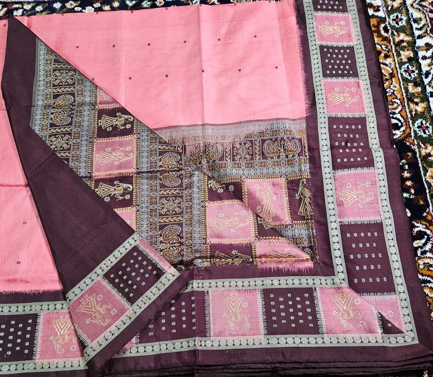 Exquisite Doll Bomkai Silk Saree