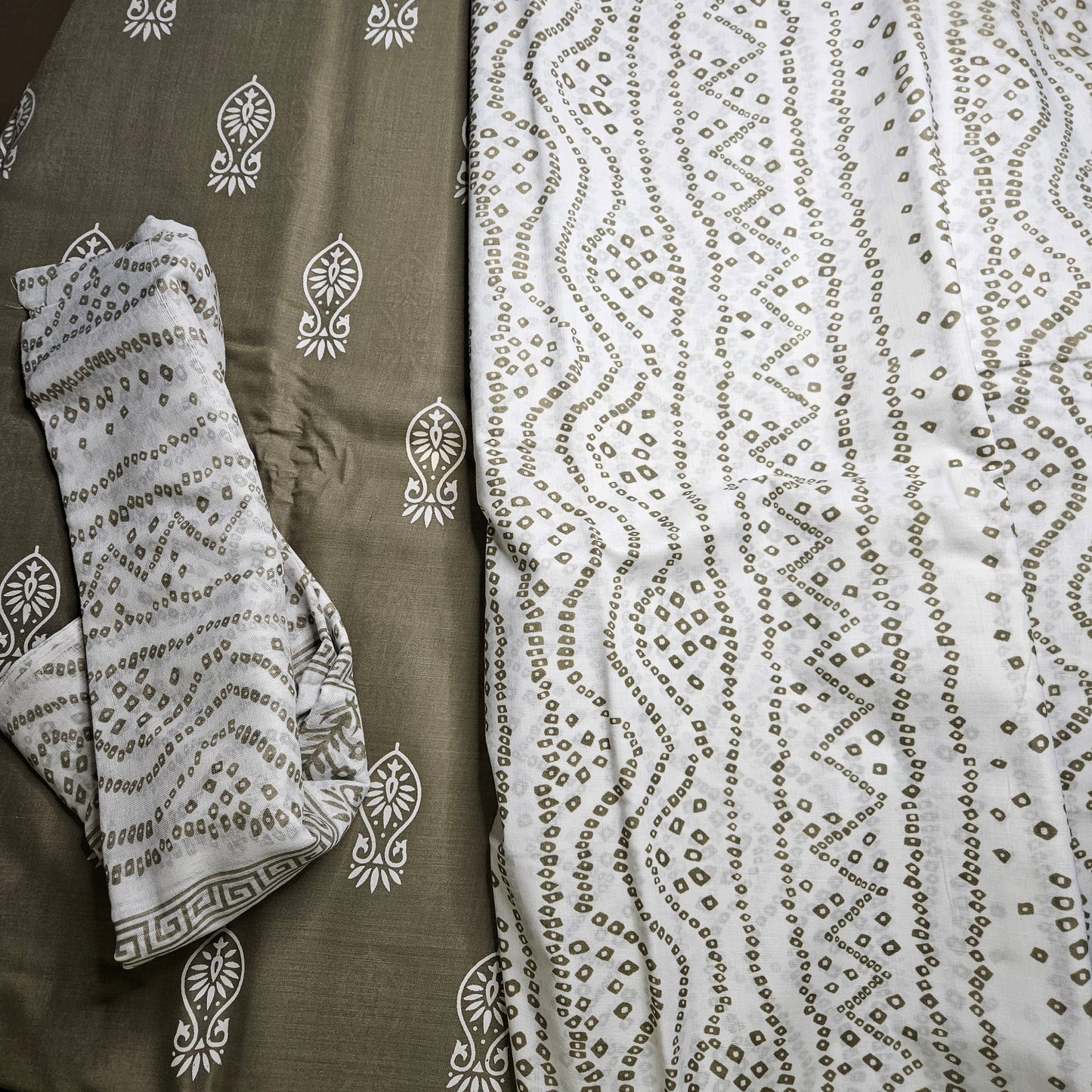 Soft Malmal Cotton Unstitched Kurti Sets