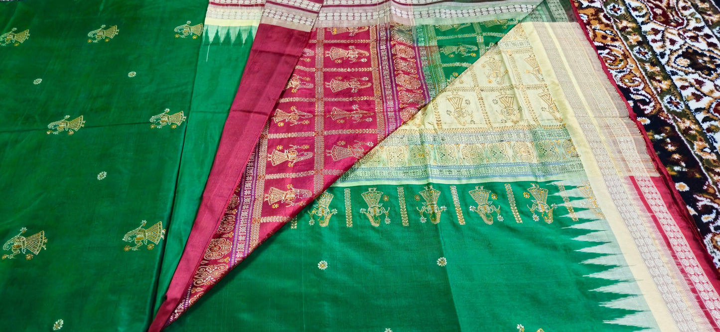 Exquisite Doll Bomkai Silk Saree