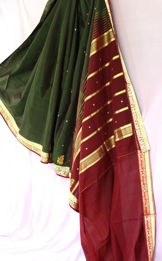 Ahimsa Bamboo Silk Saree