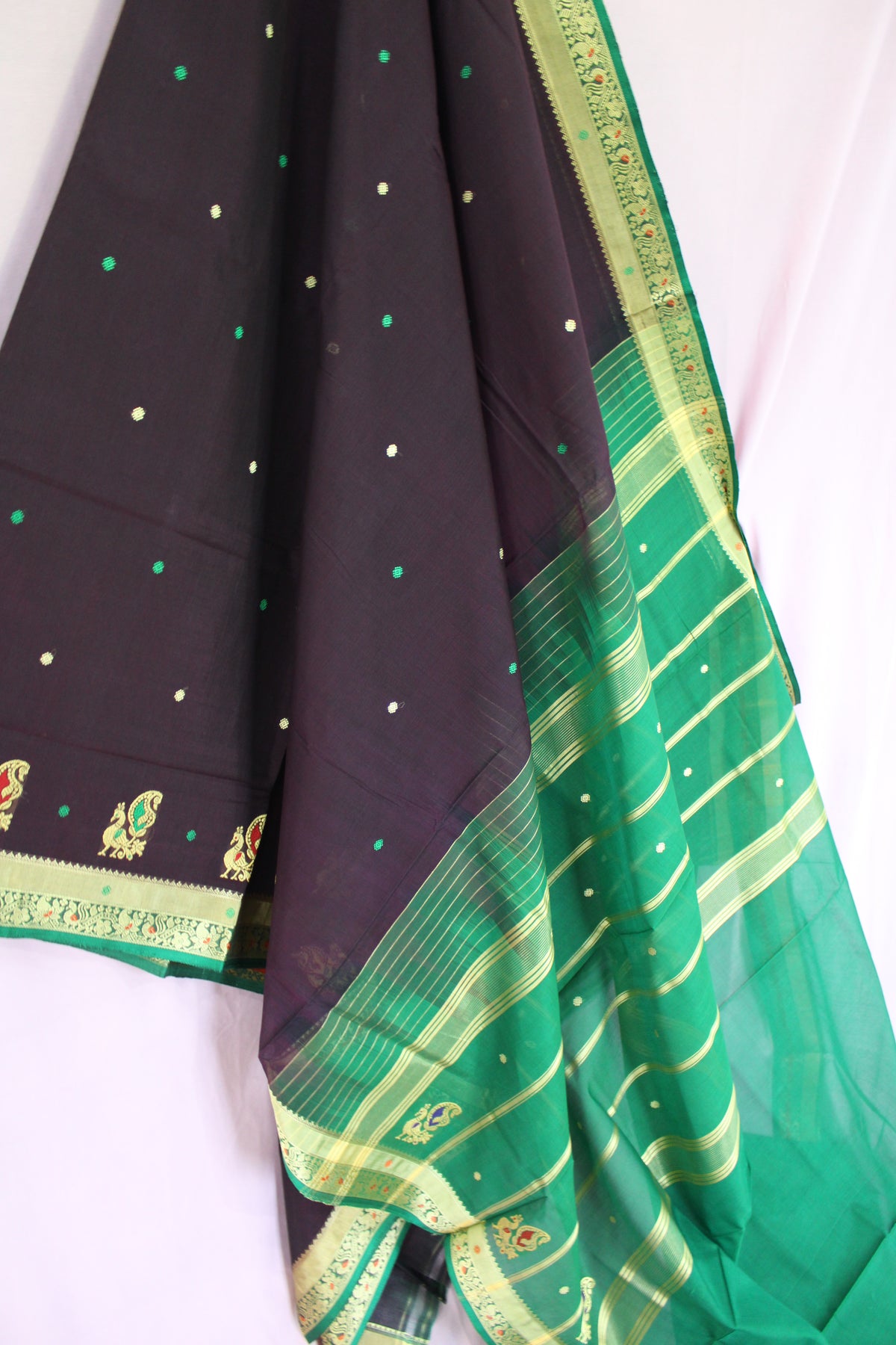 Ahimsa Bamboo Silk Saree