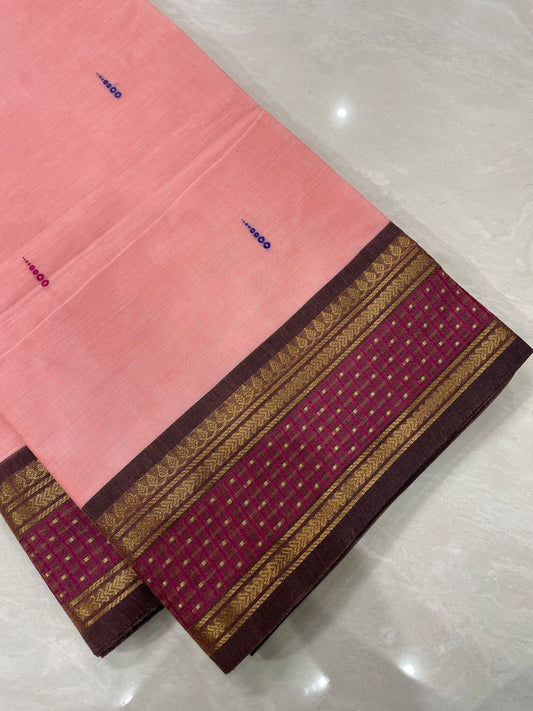 Chettinad Soft Cotton with Zari Border