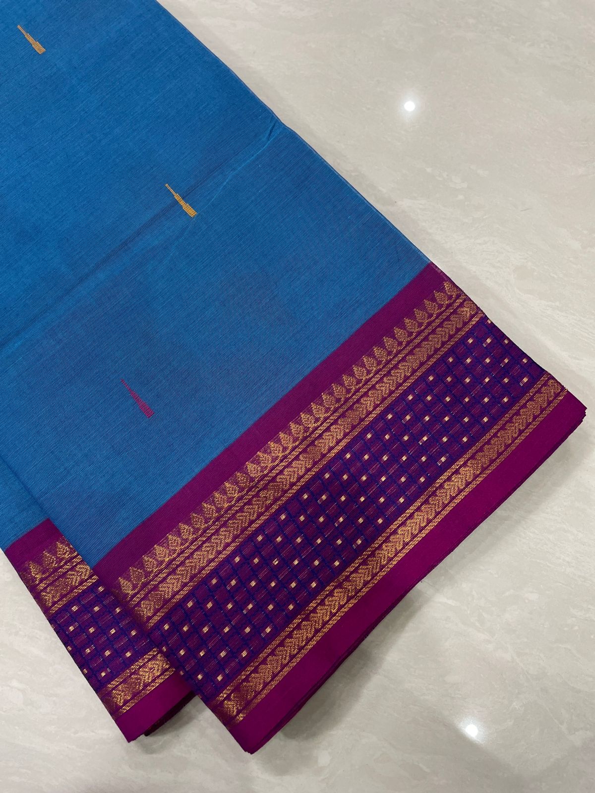 Chettinad Soft Cotton with Zari Border