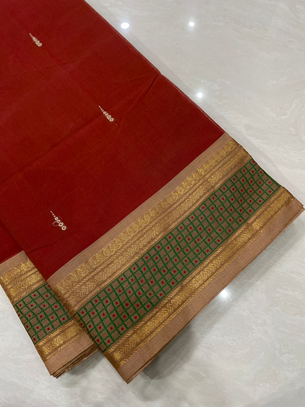 Chettinad Soft Cotton with Zari Border